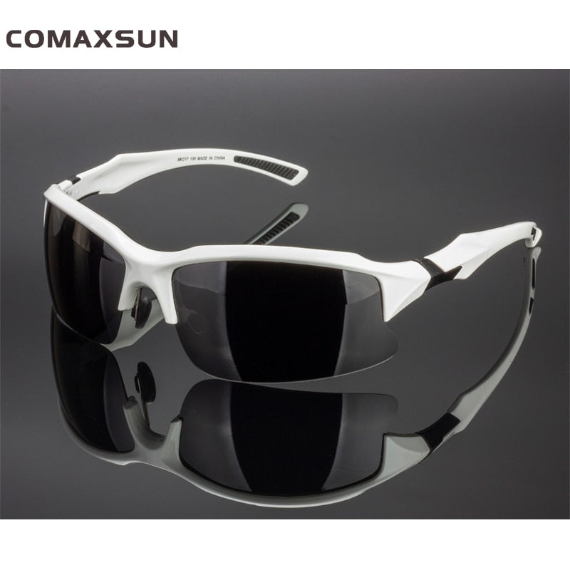 Comaxsun Men's Polarized Full Rim Rectangle Acetate Sport Sunglasses XQ129 Sunglasses Comaxsun Sty1 White Black China