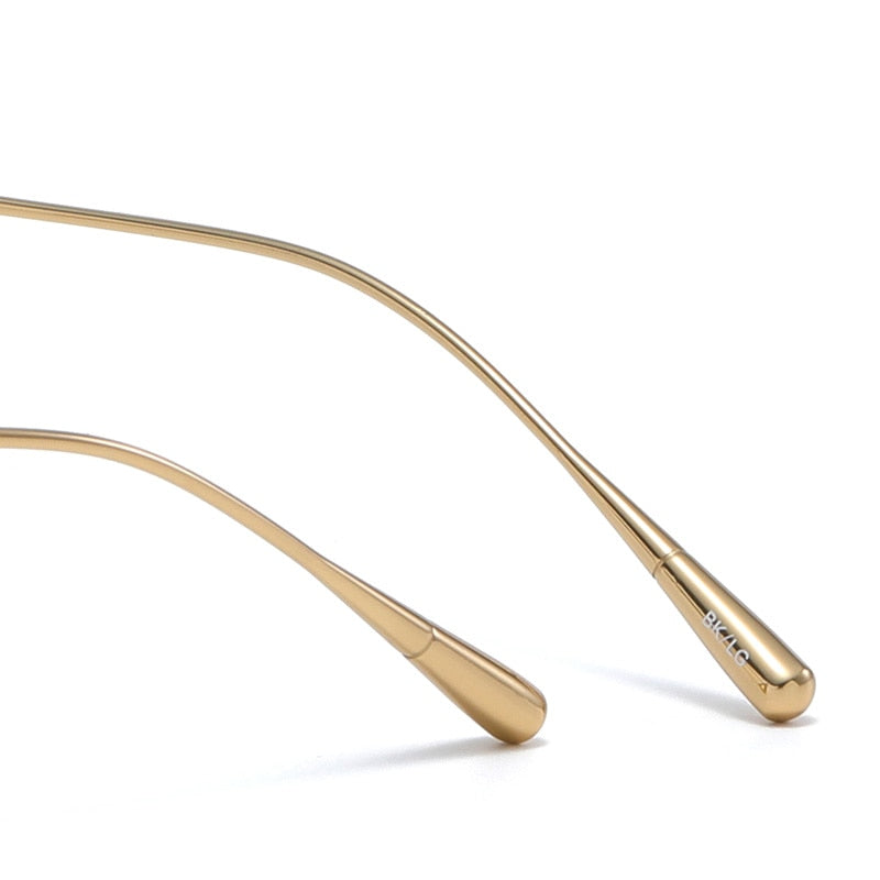Muzz Men's Full Rim Square Titanium Acetate Frame Eyeglasses 1112 Full Rim Muzz