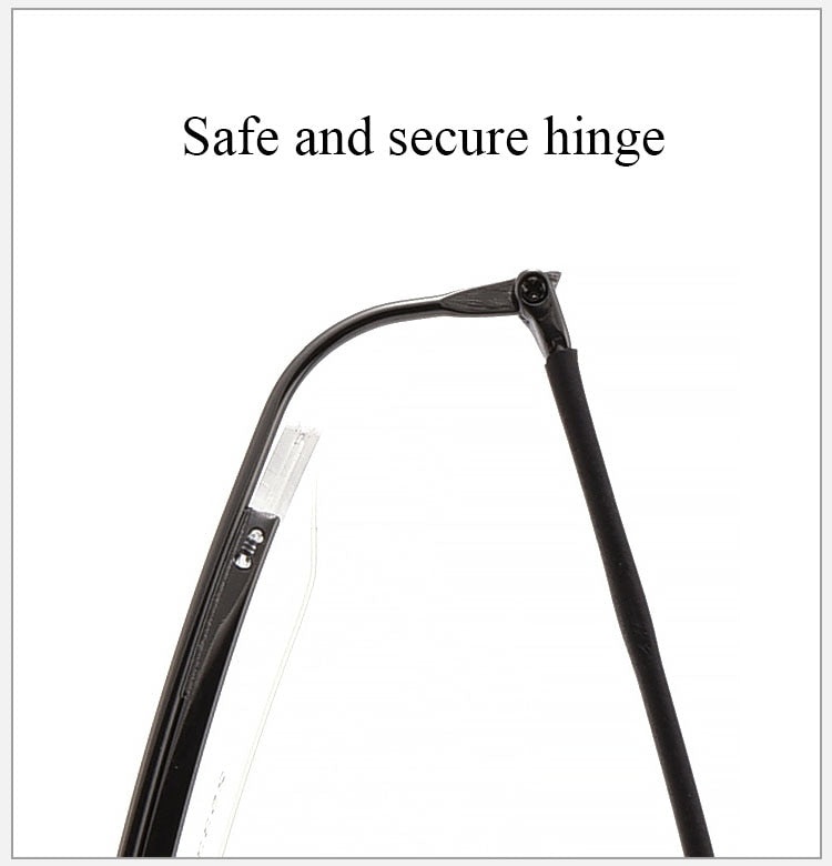 Bclear Men's Semi Rim Square Titanium Alloy Eyeglasses Sc2533 Semi Rim Bclear