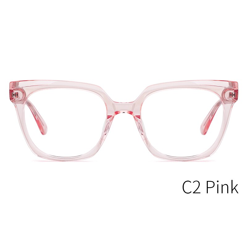 Kansept Women's Full Rim Cat Eye Acetate Alloy Frame Eyeglasses Me1202 Full Rim Kansept ME1202C2