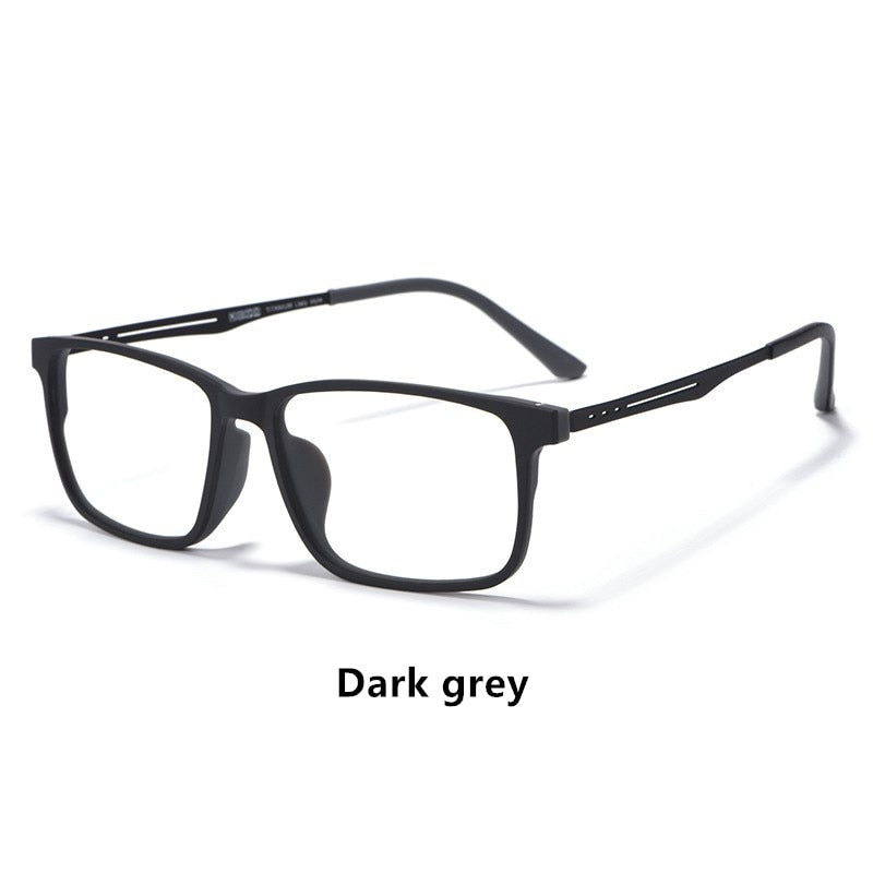 Yimaruili Unisex Full Rim Tr 90 Titanium Eyeglasses 8838 Full Rim Yimaruili Eyeglasses Black gray