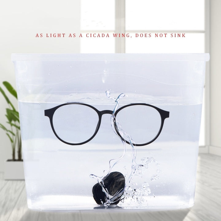 Yimaruili Unisex Full Rim Round Titanium Frame Eyeglasses 8868T Full Rim Yimaruili Eyeglasses