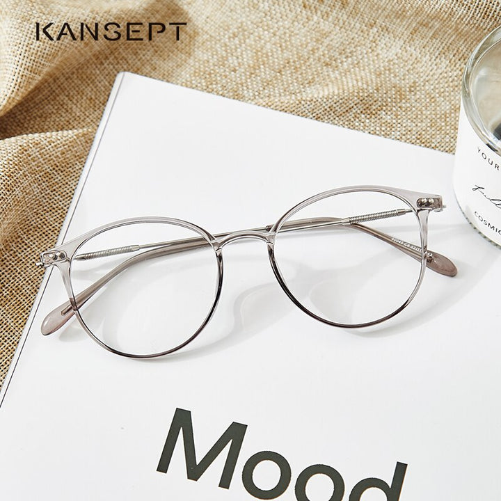 Kansept Women's Full Rim Cat Eye Acetate Eyeglasses 90045 Full Rim Kansept