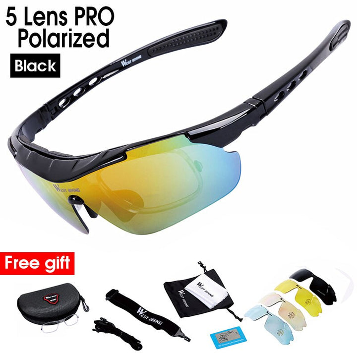 West Biking Unisex Full Rim Rectangle Acetate Polarized Sport Sunglasses YP0703111-135-136 Sunglasses West Biking