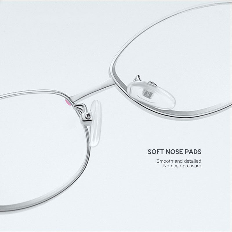 Hotony Women's Full Rim Rectangular Alloy Frame Presbyopic Reading Glasses 9002 Reading Glasses Hotony