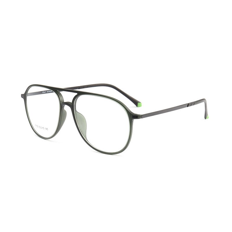 Reven Jate Unisex Full Rim Oval Acetate Eyeglasses 1116 Full Rim Reven Jate C6grey