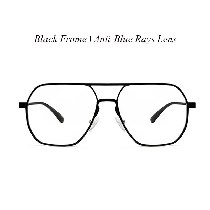 Hdcrafter Unisex Full Rim Large Square Tr 90 Eyeglasses Photochromic 8692 Full Rim Hdcrafter Eyeglasses Black Frame