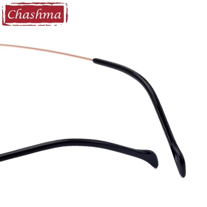 Chashma Unisex Rimless Round Titanium Eyeglasses 5010 Rimless Chashma