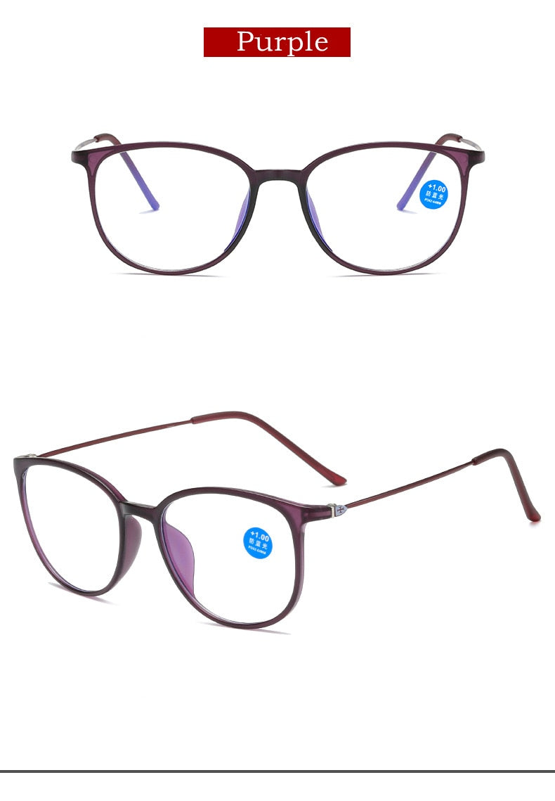 Yimaruili Unisex Full Rim Acetate Frame Myopic Or Presbyopic Anti Blue Light Reading Glasses Y872 Reading Glasses Yimaruili Eyeglasses