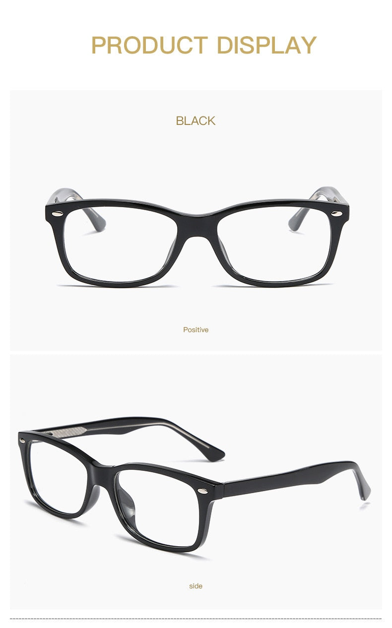 Hotony Women's Full Rim Square Acetate Frame Eyeglasses 2008 Full Rim Hotony