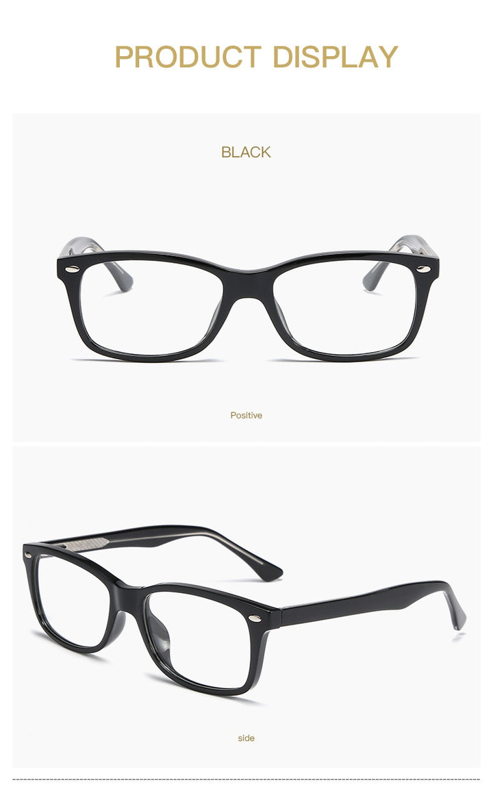 Hotony Women's Full Rim Square Acetate Frame Eyeglasses 2008 Full Rim Hotony