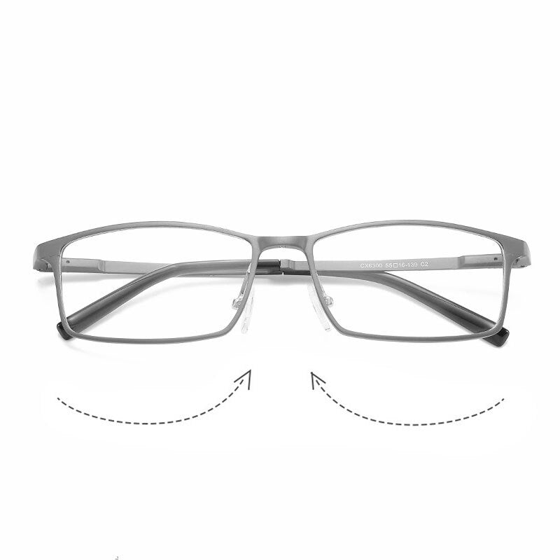 Hotochki Unisex Full Rim Alloy Frame Square Eyeglasses 6300 Full Rim Hotochki