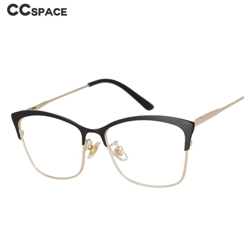 CCspace Women's Full Rim Square Cat Eye Tr 90 Alloy Frame Eyeglasses 51097 Full Rim CCspace
