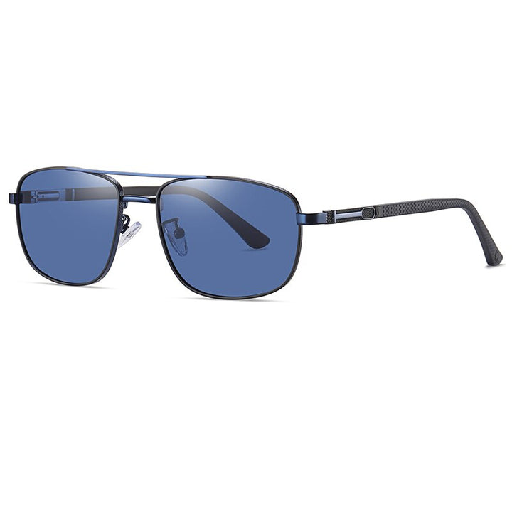 Reven Jate Men's Full Rim Square Alloy Polarized Sunglasses 6313 Sunglasses Reven Jate