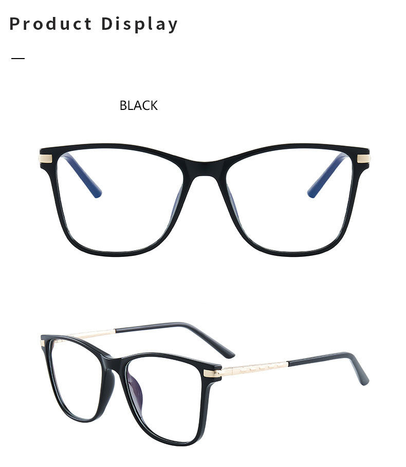 Hotony Women's Full Rim TR 90 Resin Square Frame Eyeglasses 7039 Full Rim Hotony