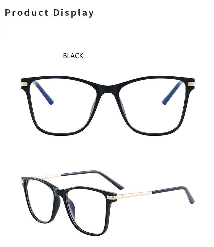 Hotony Women's Full Rim TR 90 Resin Square Frame Eyeglasses 7039 Full Rim Hotony
