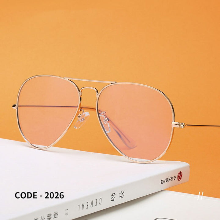 Handoer Unisex Full Rim Round Square Double Bridge Alloy Eyeglasses 2026 Full Rim Handoer