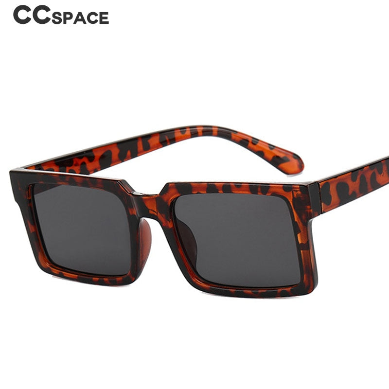 CCspace Women's Full Rim Square Resin Frame Sunglasses 49546 Sunglasses CCspace