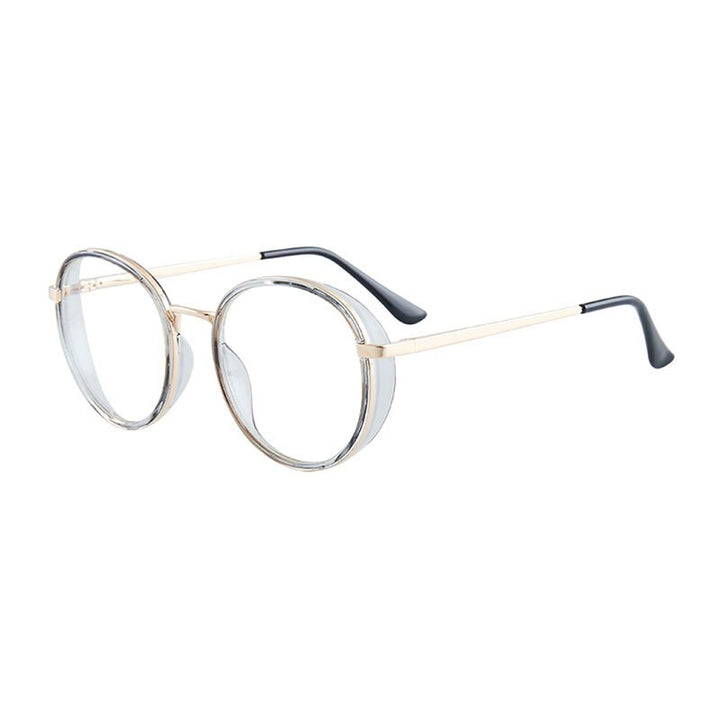 Hotony Women's Full Rim TR 90 Resin Round Frame Eyeglasses 7028 Full Rim Hotony