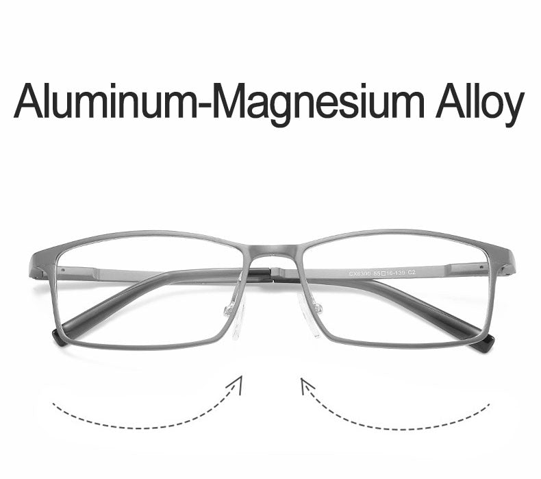 Hotochki Unisex Full Rim Alloy Frame Square Eyeglasses 6300 Full Rim Hotochki