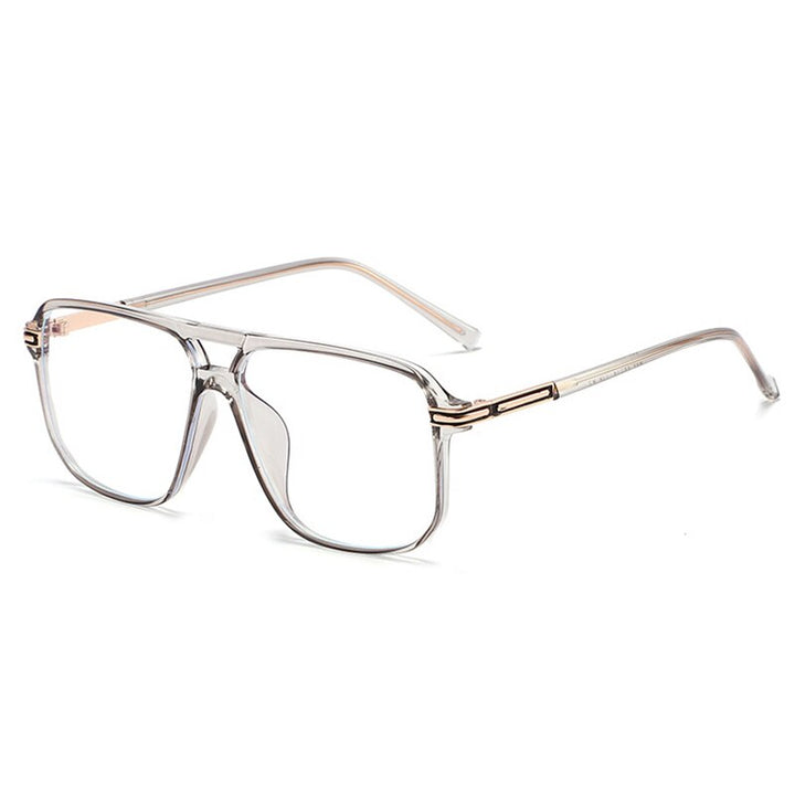 Handoer Unisex Full Rim Round Square Double Bridge Tr 90 Eyeglasses 260 Full Rim Handoer
