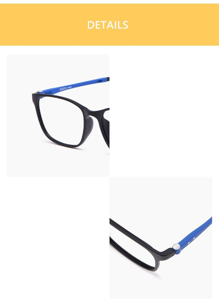 Yimaruili Unisex Full Rim Ultem/Steel Frame Eyeglasses 1939TR Full Rim Yimaruili Eyeglasses