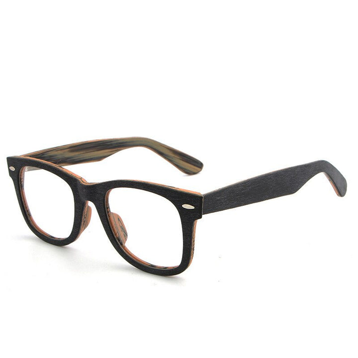 Aissuarvey Handcrafted Round Full Horn Rim Wooden Frame Eyeglasses Unisex Frame Aissuarvey Eyeglasses C806  