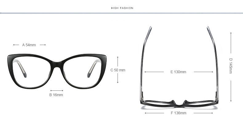 Hotochki Women's Full Rim PC Plastic Resin Frame Eyeglasses 2005 Full Rim Hotochki