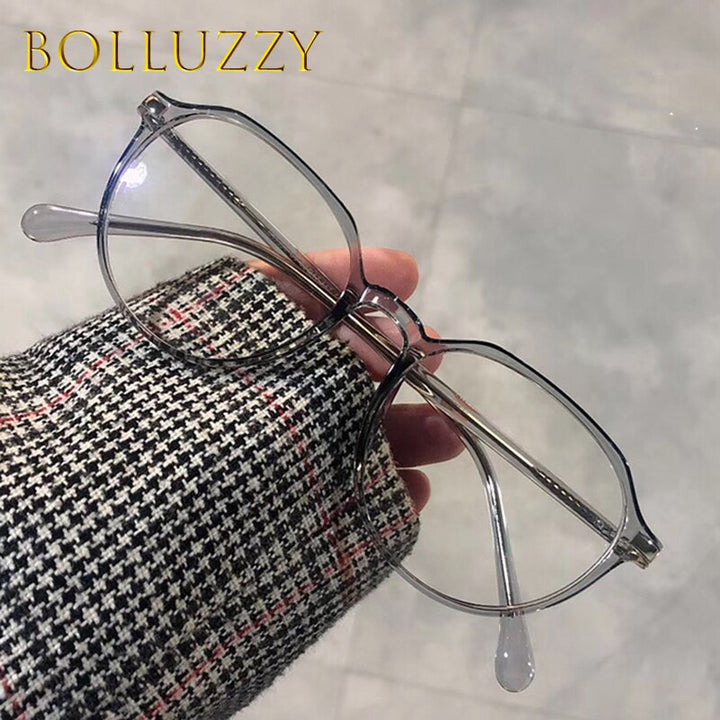 Unisex Anti Blue Light Eyeglasses Large Full Rim Frame Full Rim Bolluzzy   