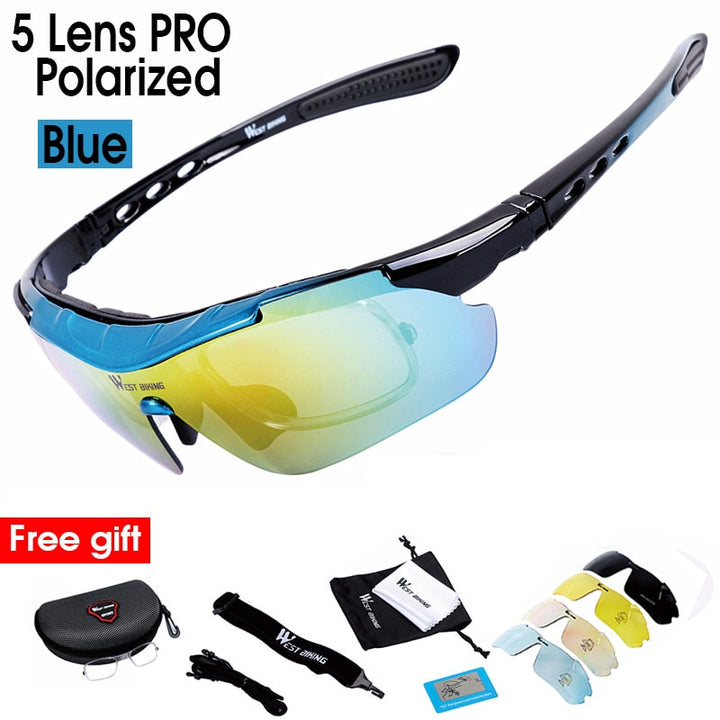 West Biking Unisex Full Rim Rectangle Acetate Polarized Sport Sunglasses YP0703111-135-136 Sunglasses West Biking