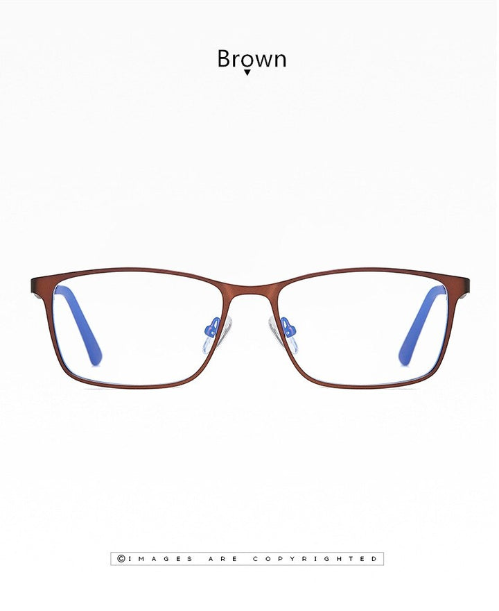 Yimaruili Men's Full Rim Alloy Frame Eyeglasses 5927 Full Rim Yimaruili Eyeglasses