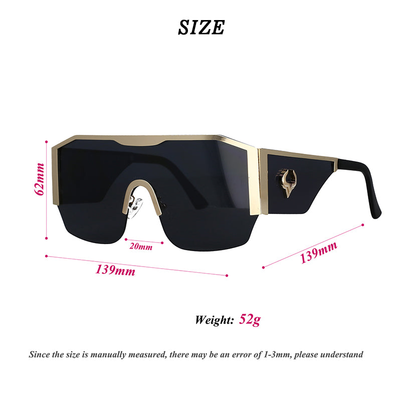 CCspace Women's Full Rim Oversized Square Resin Frame Sunglasses 53016 Sunglasses CCspace Sunglasses