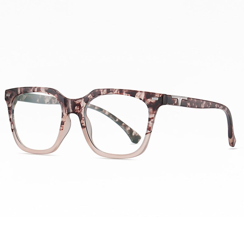 Hotochki Unisex Full Rim Big Square Tr 90 Eyeglasses St6915 Full Rim Hotochki C56-P81