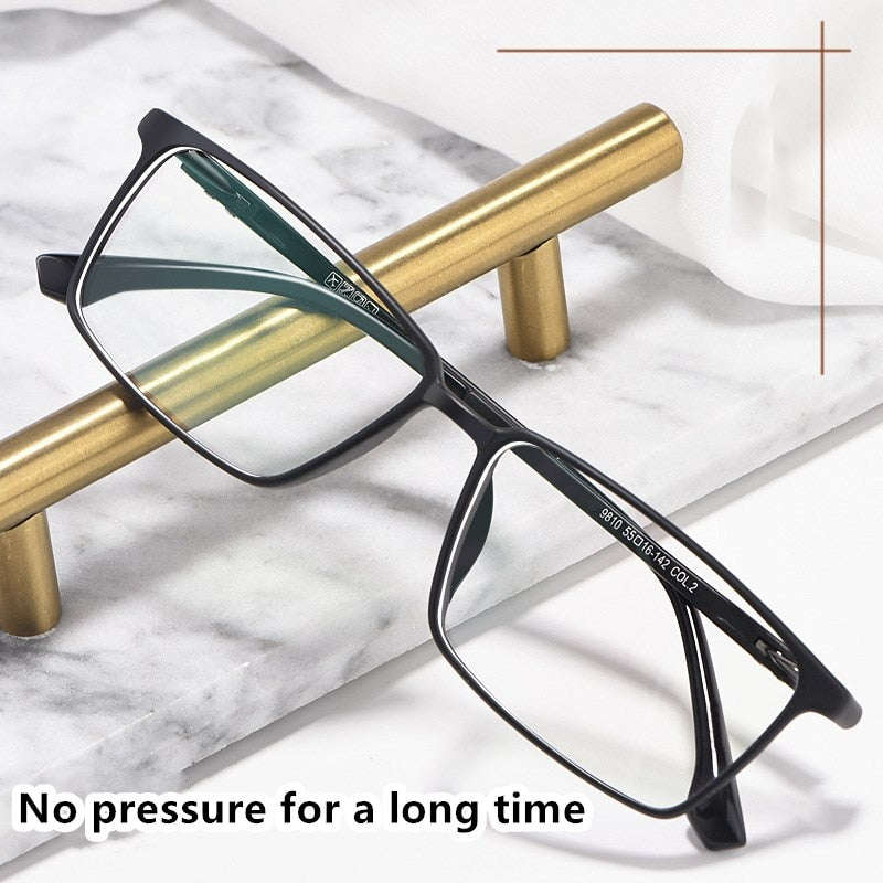 Yimaruili Men's Full Rim Steel Frame Eyeglasses 9810 Full Rim Yimaruili Eyeglasses