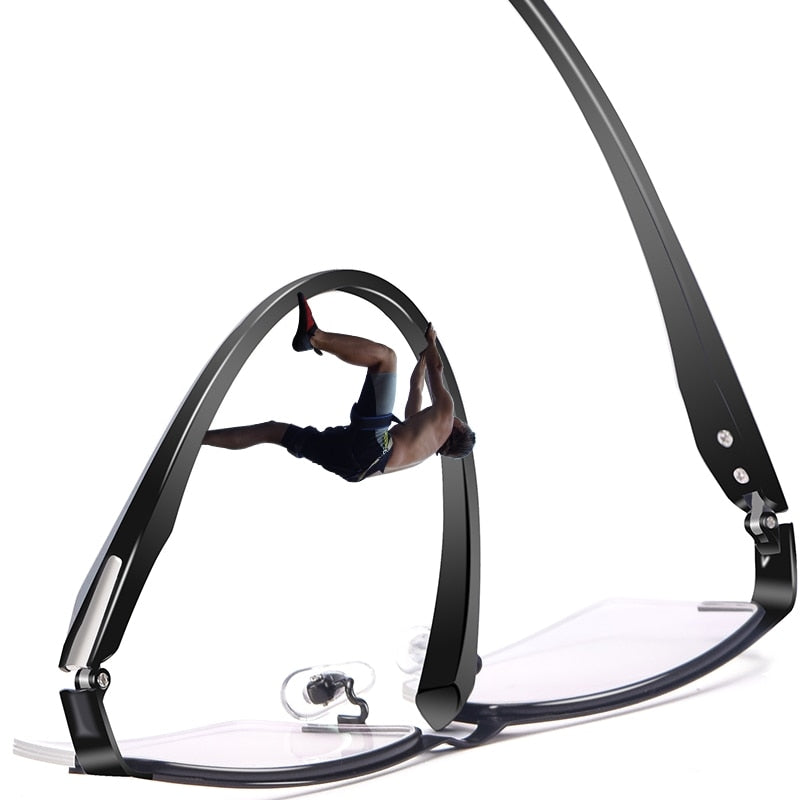 Yimaruili Men's Semi Or Full Rim Alloy Frame Eyeglasses 66071/66085 Full Rim Yimaruili Eyeglasses