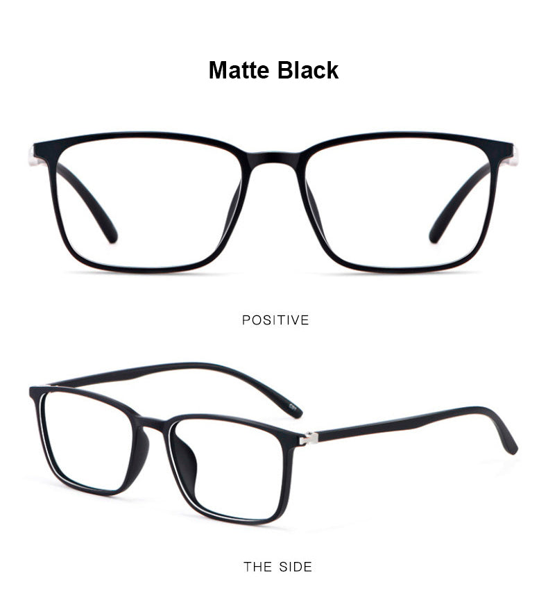 Hotony Unisex Full Rim Square TR 90 Resin Frame Eyeglasses 6633 Full Rim Hotony
