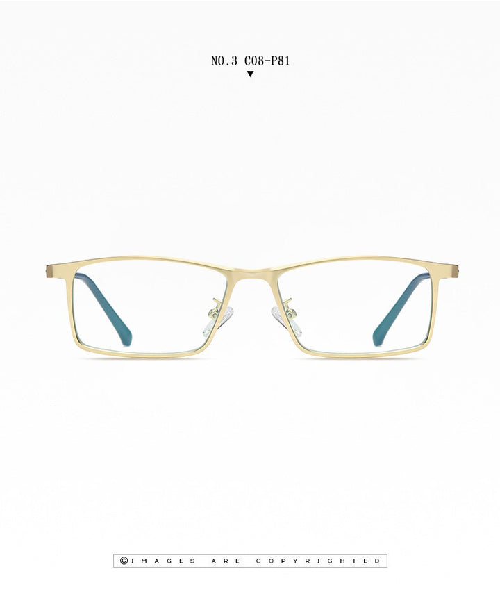 Hotochki Men's Full Rim TR-90 Resin Alloy Frame Eyeglasses T316 Full Rim Hotochki