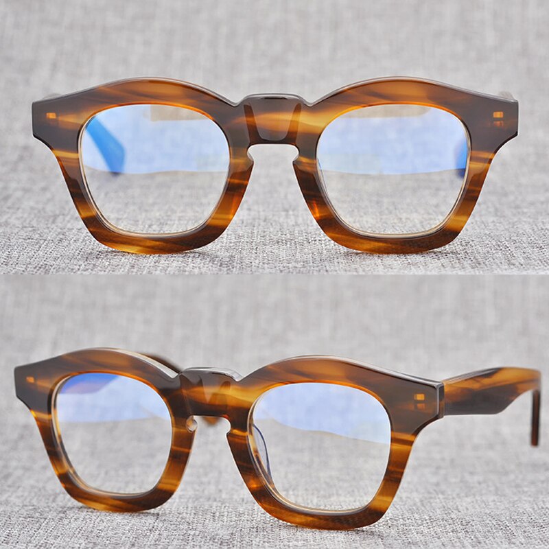 Gatenac Unisex Full Rim Acetate Handcrafted Round Frame Eyeglasses Zxyj16 Full Rim Gatenac 4