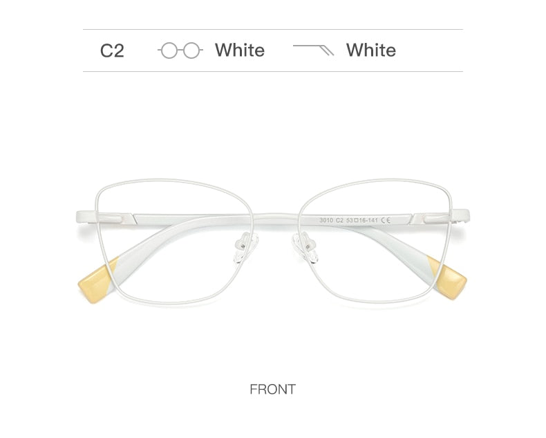 Hotochki Unisex Full Rim Square Alloy Frame Eyeglasses 3010 Full Rim Hotochki
