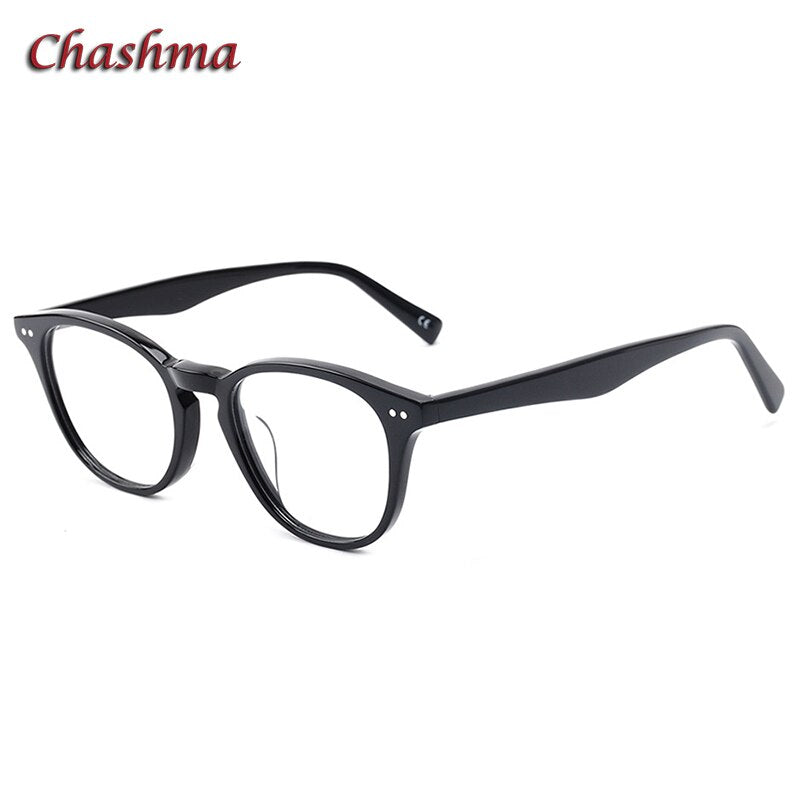 Chashma Ochki Unisex Full Rim Round Square Acetate Eyeglasses 7921 Full Rim Chashma Ochki
