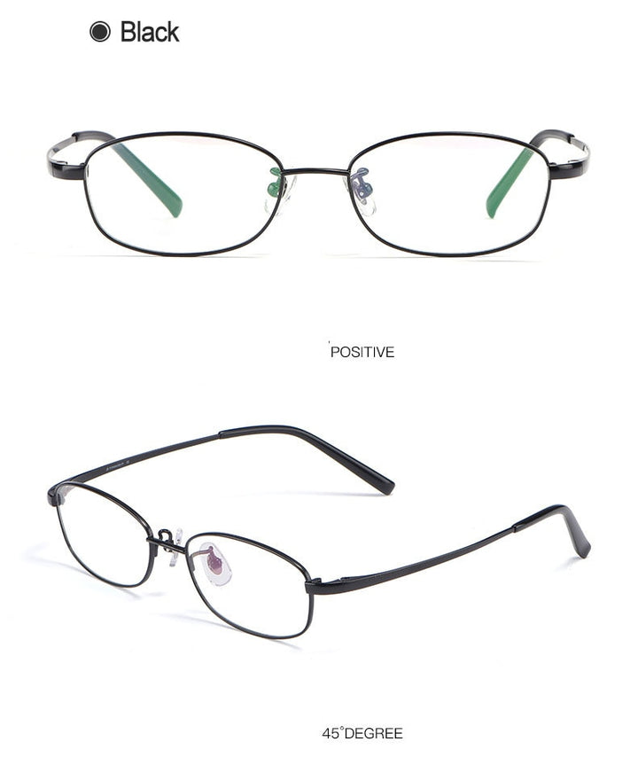 Hotochki Men's Full Rim Titanium Frame Eyeglasses 10196 Full Rim Hotochki