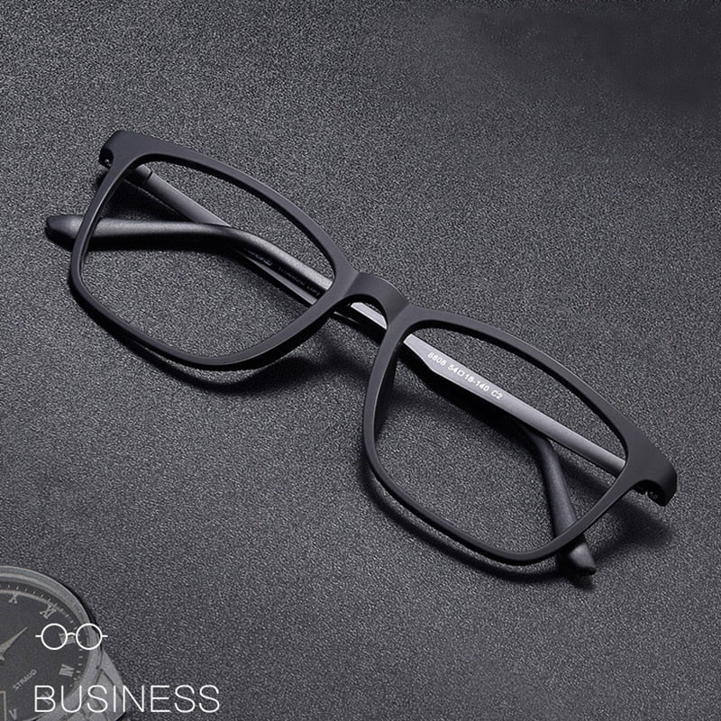 Hotony Unisex Full Rim Square Ultem Frame Eyeglasses 8808 Full Rim Hotony