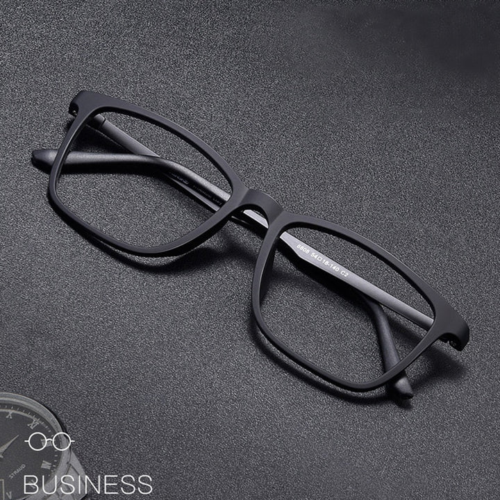 Hotony Unisex Full Rim Square Ultem Frame Eyeglasses 8808 Full Rim Hotony