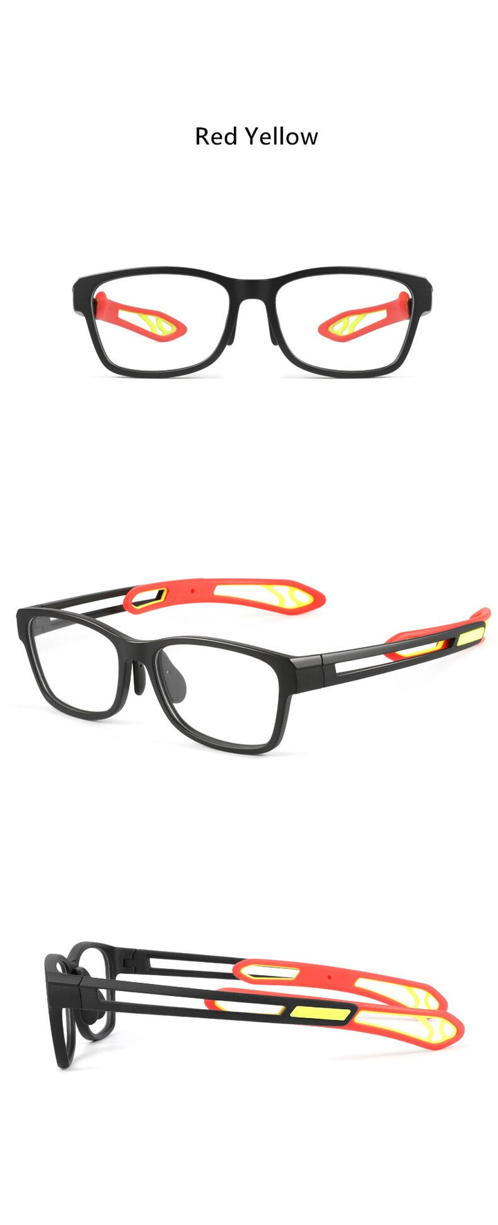 Yimaruili Unisex Full Rim TR 90 Resin Sport Frame Eyeglasses YD1927 Sport Eyewear Yimaruili Eyeglasses   