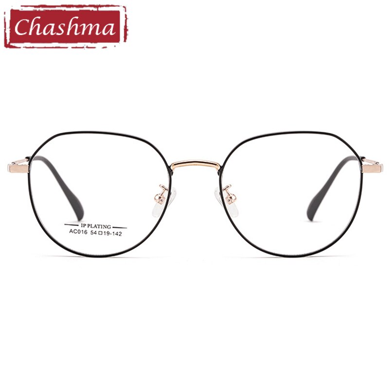 Chashma Ottica Unisex Full Rim Round Stainless Steel Eyeglasses Ac016 Full Rim Chashma Ottica