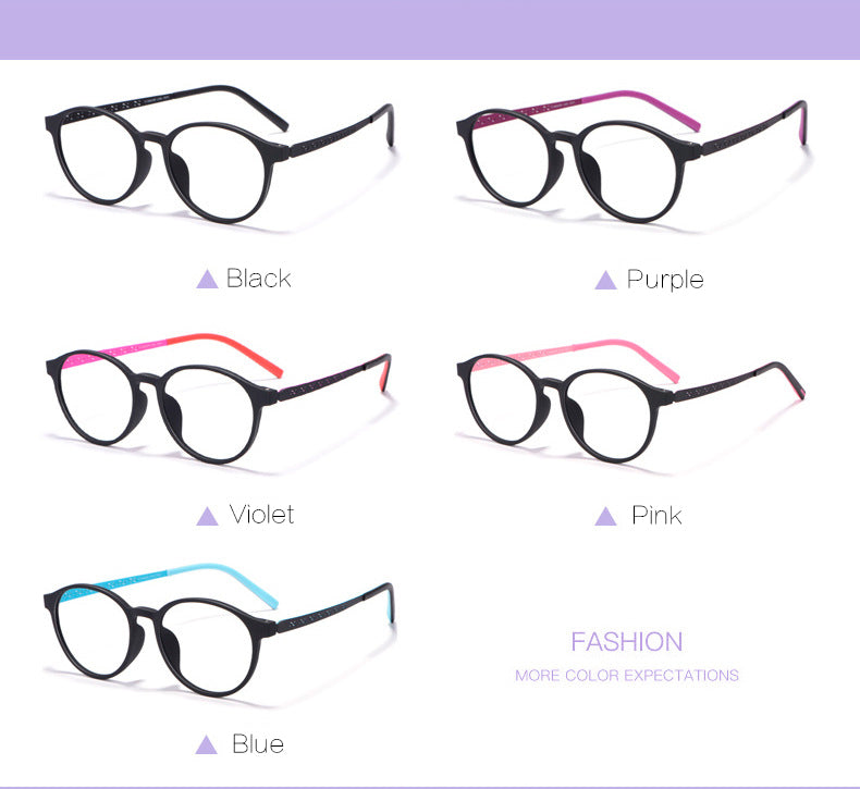 Hotony Unisex Full Rim TR 90 Resin Titantium Temple Frame Eyeglasses 8868 Full Rim Hotony
