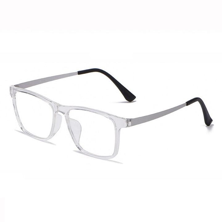 Hotony Unisex Full Rim Square TR 90 Resin Frame Eyeglasses Hr3068 Full Rim Hotony Transparent