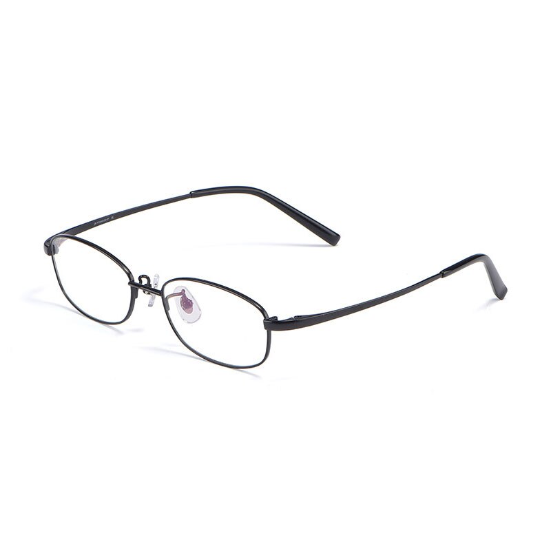 Hotochki Men's Full Rim Titanium Frame Eyeglasses 10196 Full Rim Hotochki black