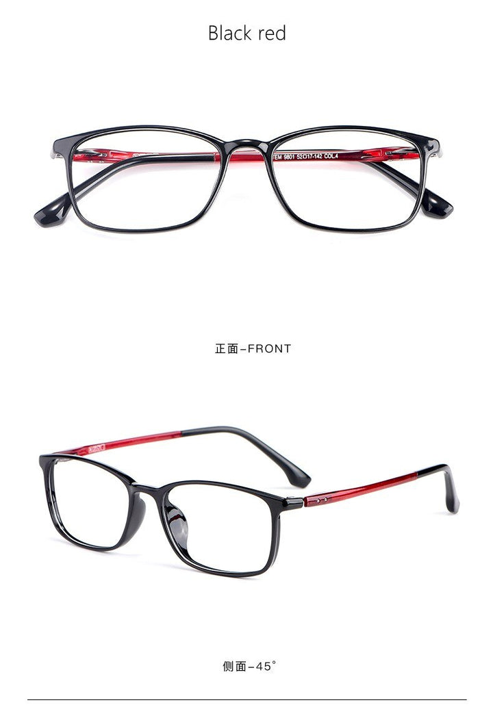 Yimaruili Unisex Full Rim Ultem Frame Eyeglasses 9801 Full Rim Yimaruili Eyeglasses
