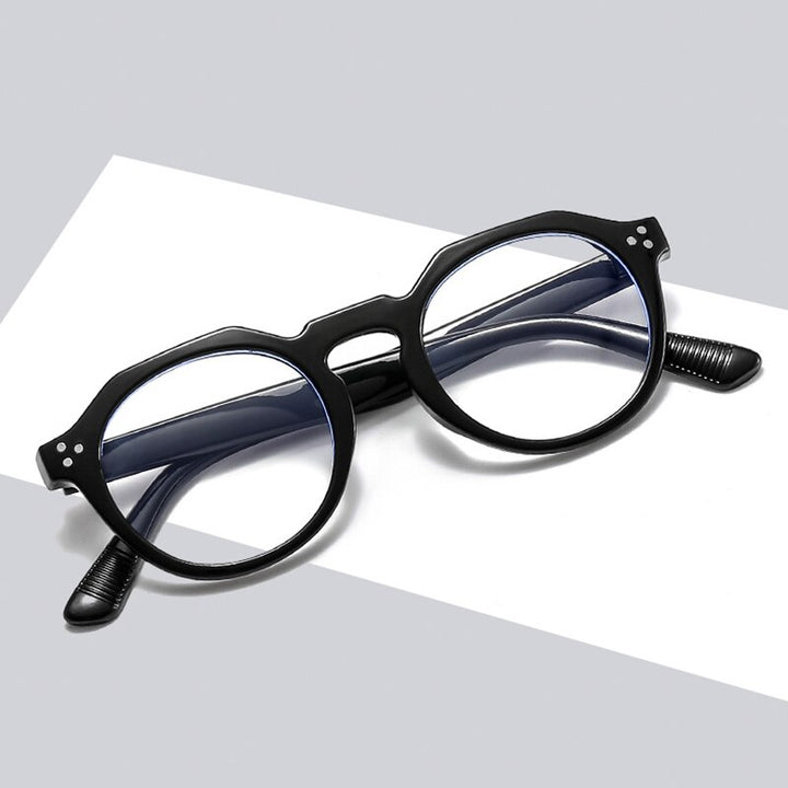Hotochki Unisex Full Rim PC Plastic Resin Frame Eyeglasses 3395 Full Rim Hotochki